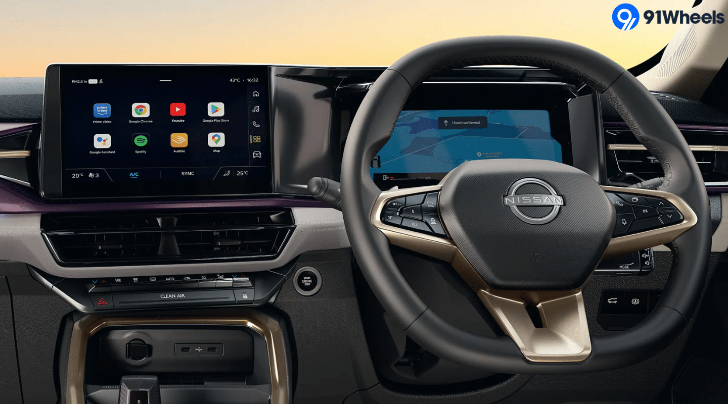 Nissan Tekton. Infotainment Screen